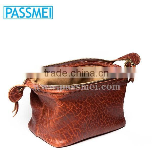 Tope Quality Genuine Leather Dopp Kit Bag, Clutch Bag