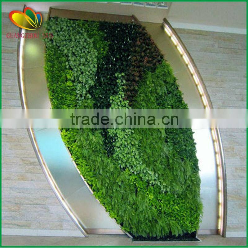 home decoration vertical fake green wall artificial grass