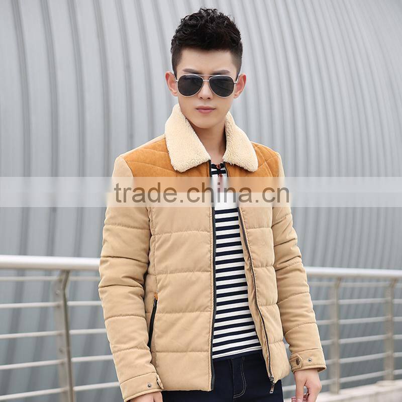 Custom new style men goose down winter jacket