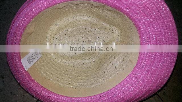 Cost price hot sale promotion summer natural children straw hats