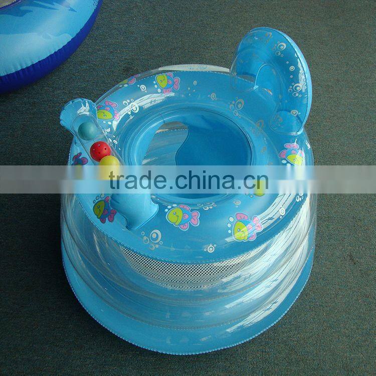 comfort and portable novelty inflatable little arm chair baby stool in blue