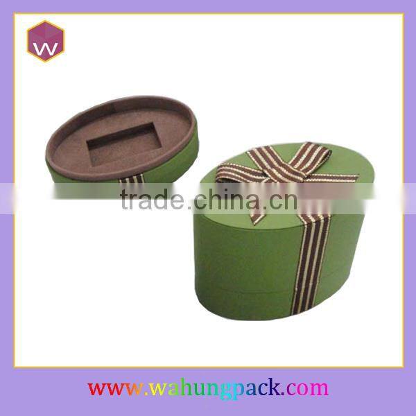 Handcraft Round Perfume Gift Boxes/ Custom Logo Wood Perfume Box Manufacturer China