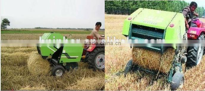 farm used baler machine for grass hay straw stalk