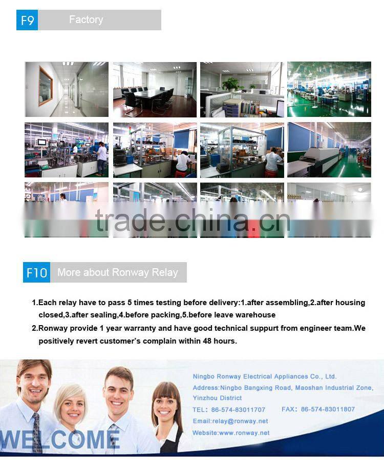 Ronway manufacturers sales JD2912 DC24V 4 pin with black hole with the backrest installation of automobile relay