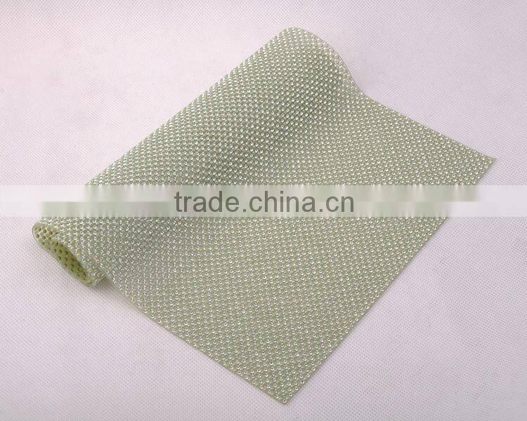 rhinestone mesh ribbon elastic rhinestone mesh