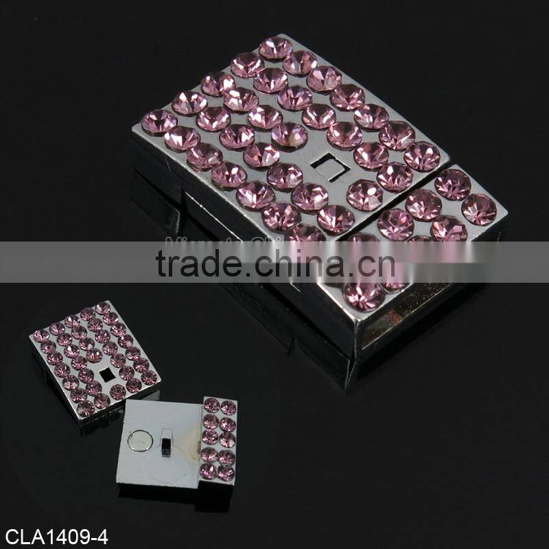 2015 Popular desgin high quality sterling silver magnetic clasp
