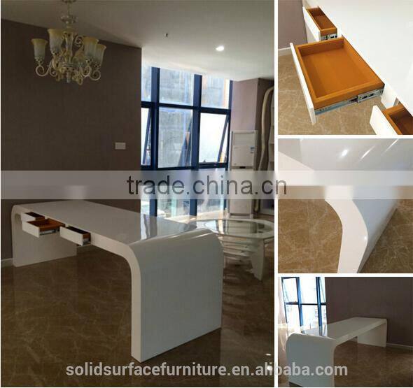 high end modern office reception desk table