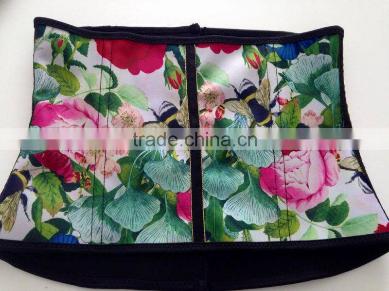 Sport Latex Rubber Waist Trainer Cincher Underbust Corset Body Shaper Shapewear