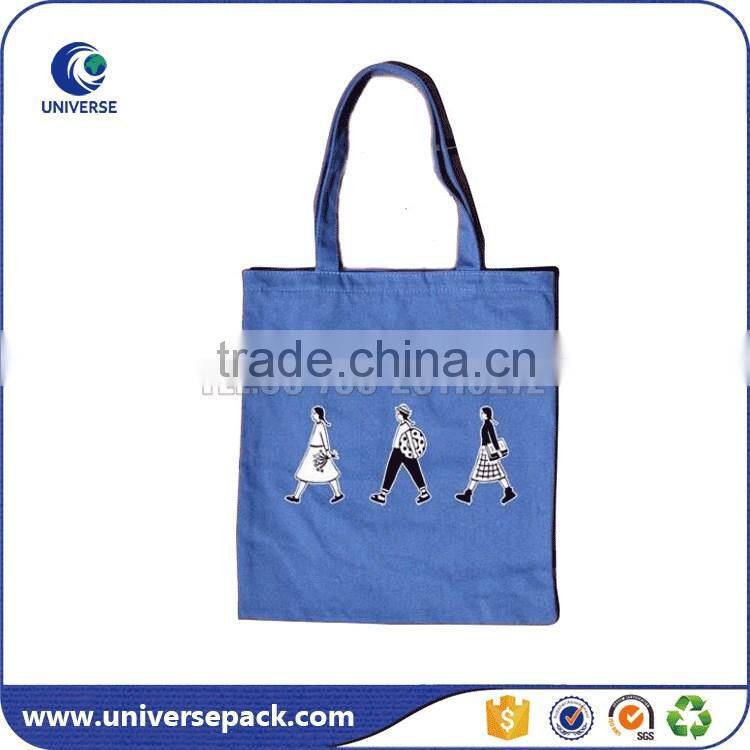 Custom printed canvas bags cotton for shopping