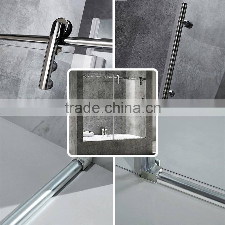 Customize Your Own Size 2 Panel Shower Glass Door