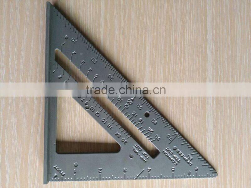7'' Aluminum Square Angle Protractor/Triangular rafter Try square ruler adjustable square ruler