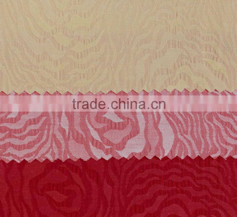 jacquard 3D rose design yarn dyed 100% cotton fabric