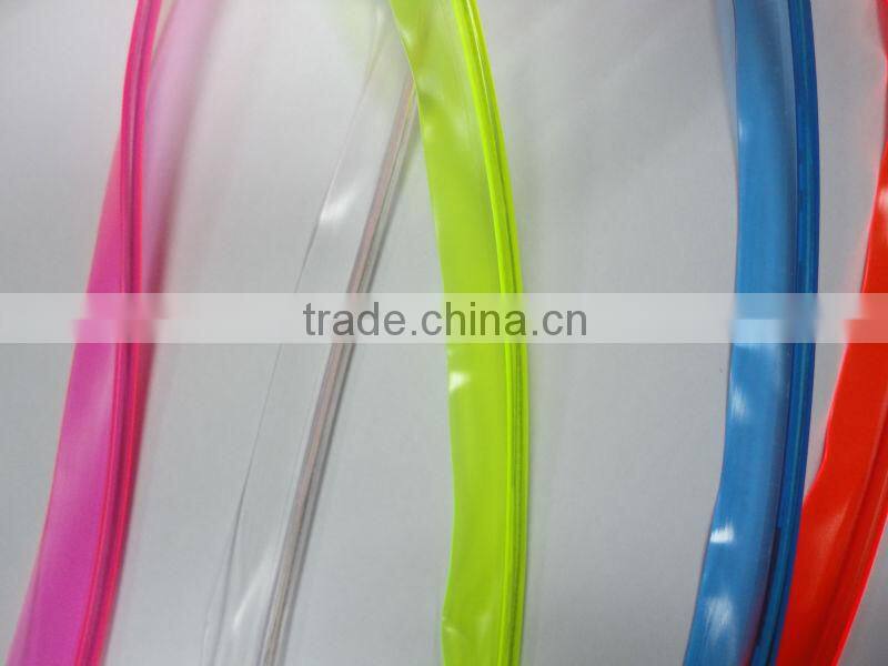 Neon welted glowing cable for garments in 10 colours