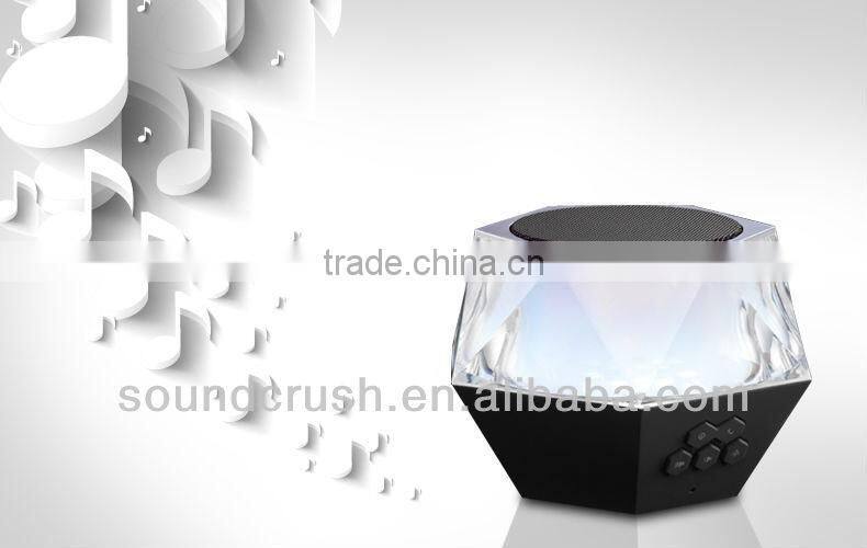 2013 best bluetooth speaker with led light/handfree/wireless/portable for outdoor