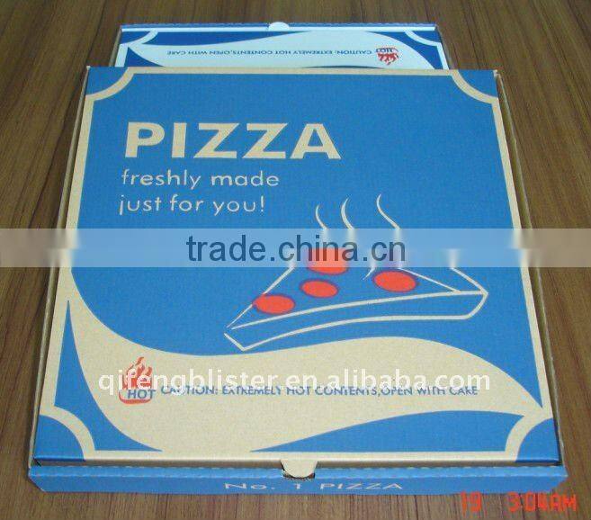 Custom eco-friendly color pizza box/excellent printed pizza box with logo