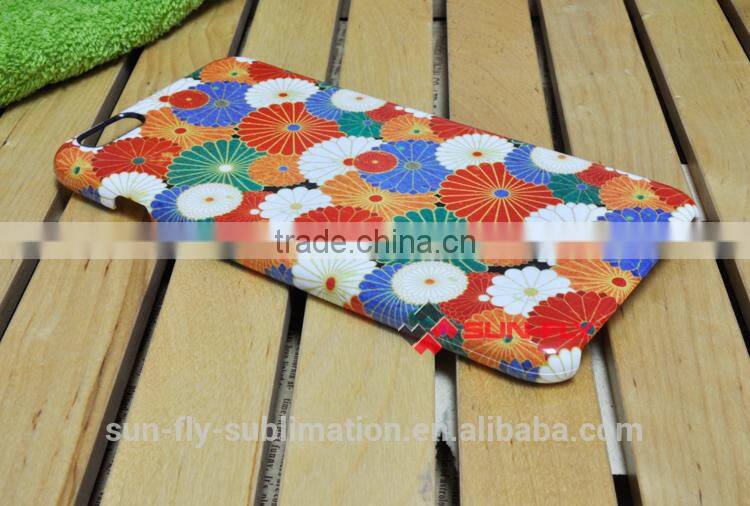 3D film case for Iphone 6 plus 3d sublimation blank mobile phone case design your own phone case, customize phone case