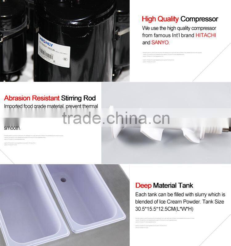 RB-850 Hot sale Ice Cream machine for commercial