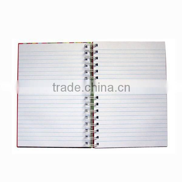 Custom A4/A5 size hardcover composition book 80 sheets spiral bound notebook