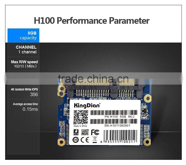 SSD Solid State Drive half slim sata2 8gb external hard disk drive ssd hard drive