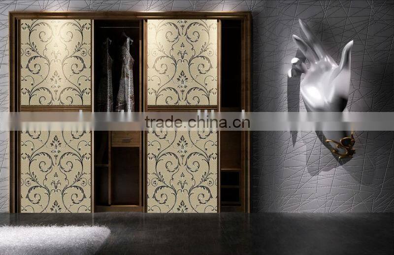 modern glass beads wall paper