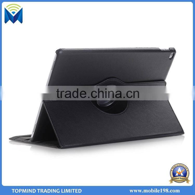 360 Degree Rotation Lichi Stria PU Leather Case for iPad Pro 12.9" inch