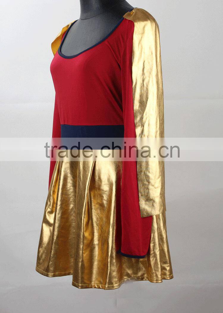 Halloween Long Sleeves Superwoman Cosplay Costume