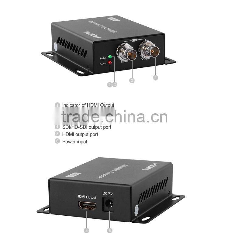 LINK-MI LM-SDH1 Using for HD SDI Camera HD-SDI/3G-SDI/SD-SDI to HDMI Video Converter