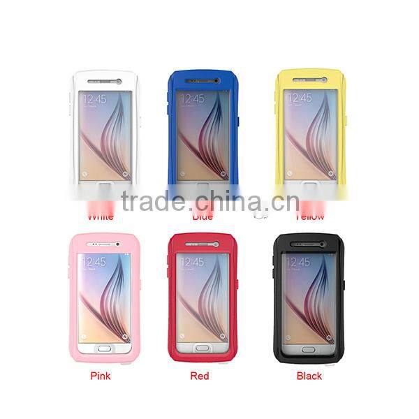 Smart Phone Waterproof Case for Samsung Galaxy S6 S6 Edge With Button Wholesale