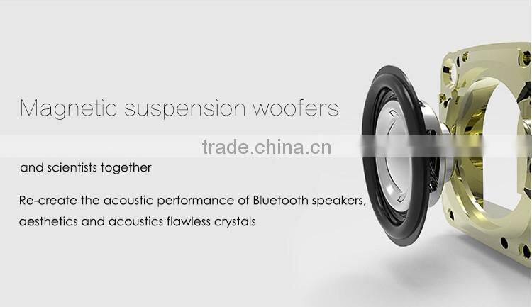NEW model portable bluetooth speaker 3D Stereo sound with leather handle