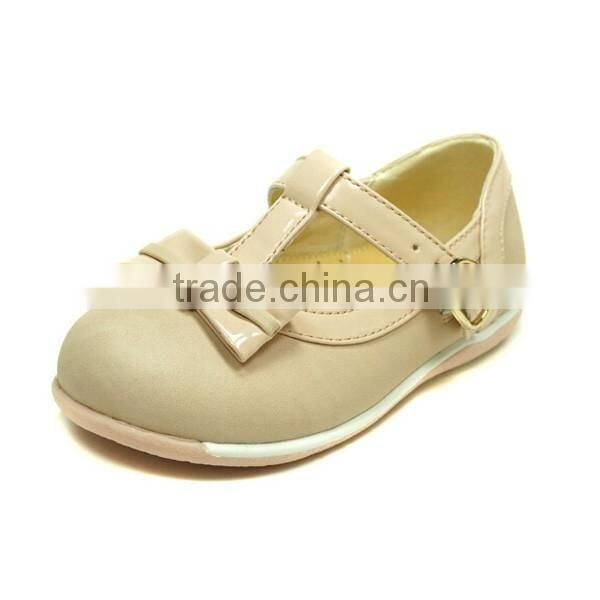 Guangzhou Wholesale Fancy Girls Princess Dress Shoes with T Strap