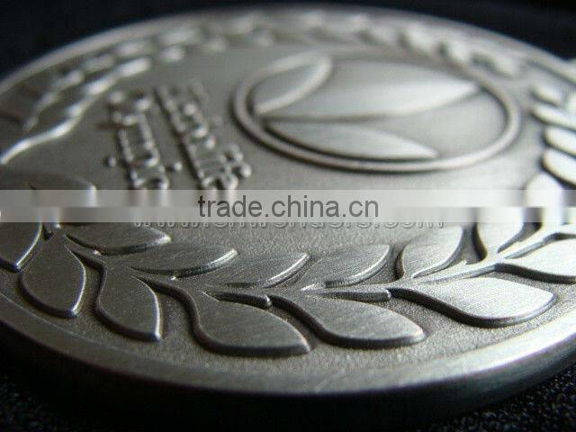 High quality silver color olympic medal