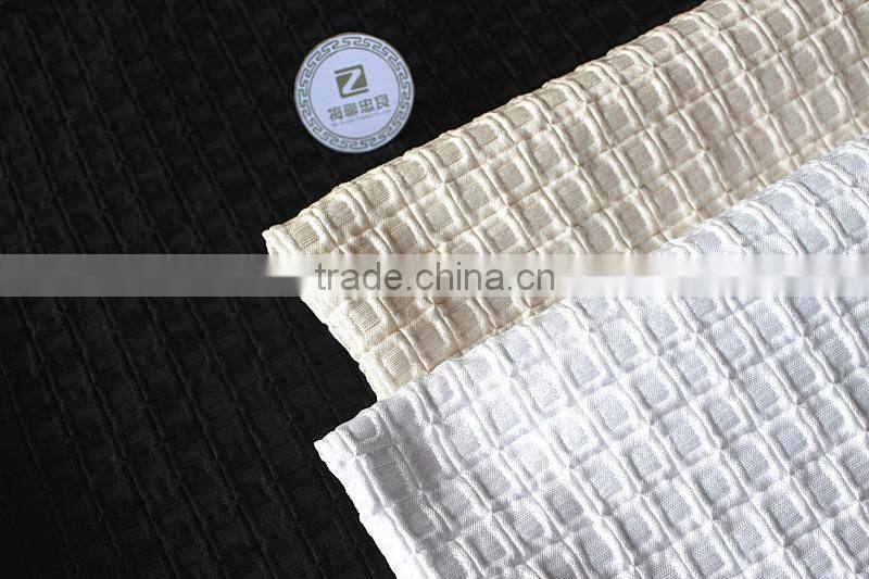 Quilted polyester fabric jacquard with perfect model for women's fashion shorts