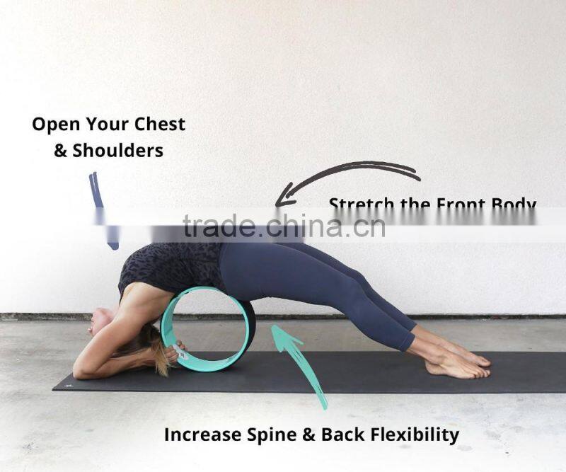 Eco-friendly TPE+ABS Yoga Wheel