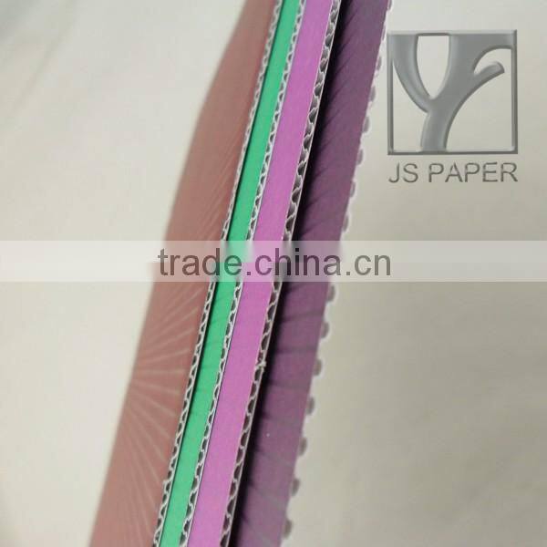 Beautiful corrugated craft paper