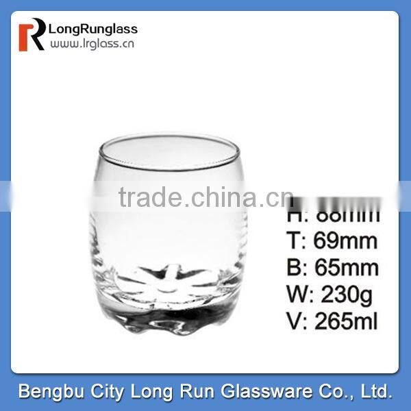 LongRun 280ml brand new design drinking glass&water glass&glass cup wholesale