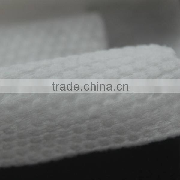 China supplier OEM Multi-use Washable polyester spunlace nonwoven fabric for wet wipes