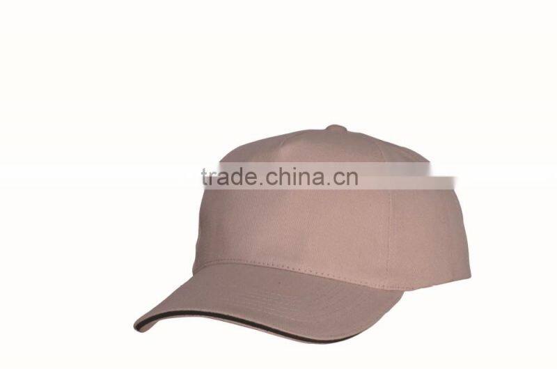 100% cotton twill 5 panel baseball cap