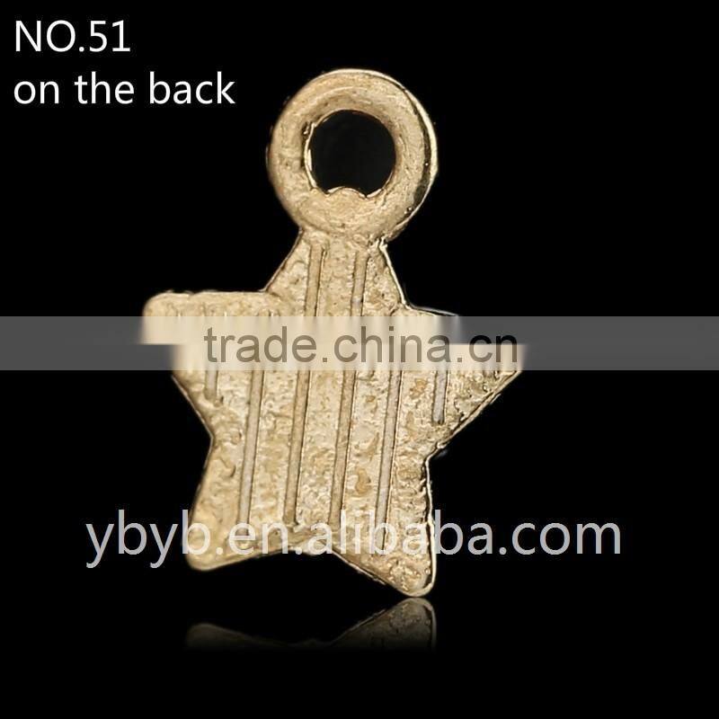 small drip paint alloy pendant accessorizing & component for jewelry-51