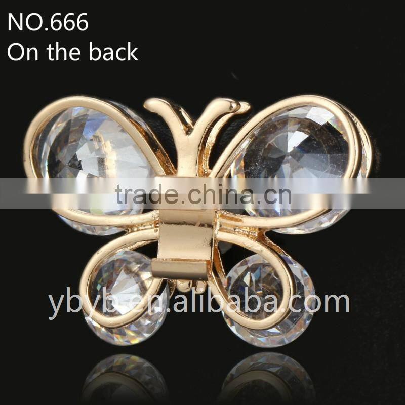 2015 new design claw Zircon with metal claw setting sew on clothes decorations-666
