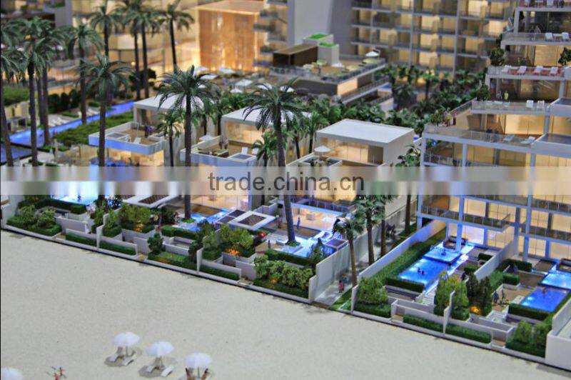 Rendering model for beach house construction building model,3d architectural model