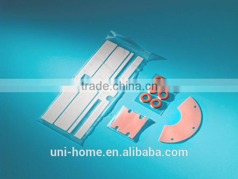 Made in Taiwan silicone material Rubber thermal conductive pads for electric applications