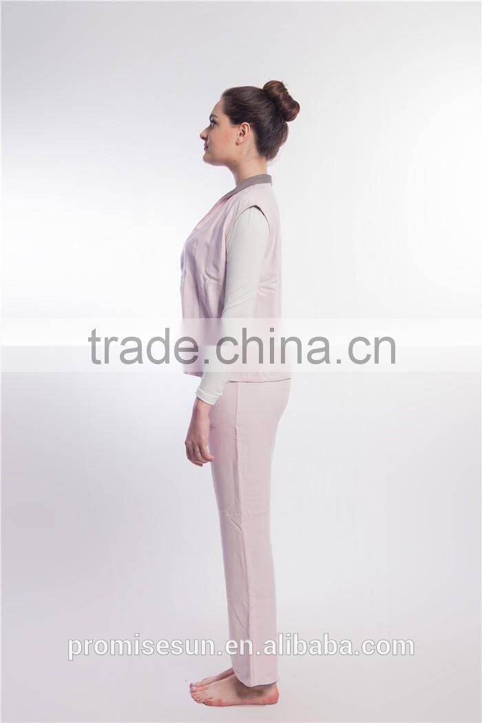 100% rayon double side women vest for sports