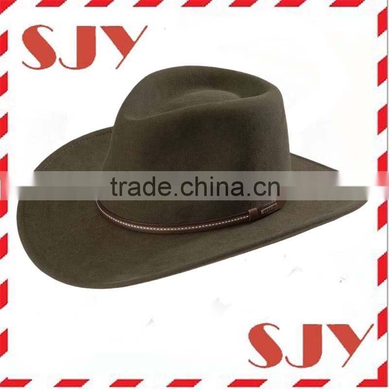 Men's Classic Wool Fully Lined Vintage Fedora Hats