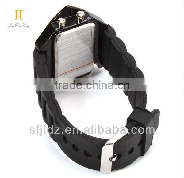Digital Display and Silicone Strap LED Watches For Men