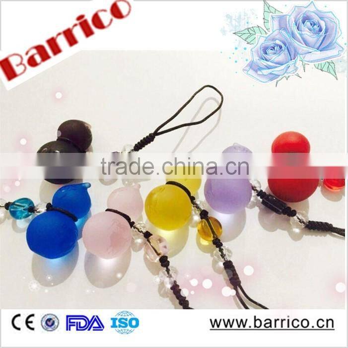 Custom Coloured glaze pendant / Cute azure stone pendant