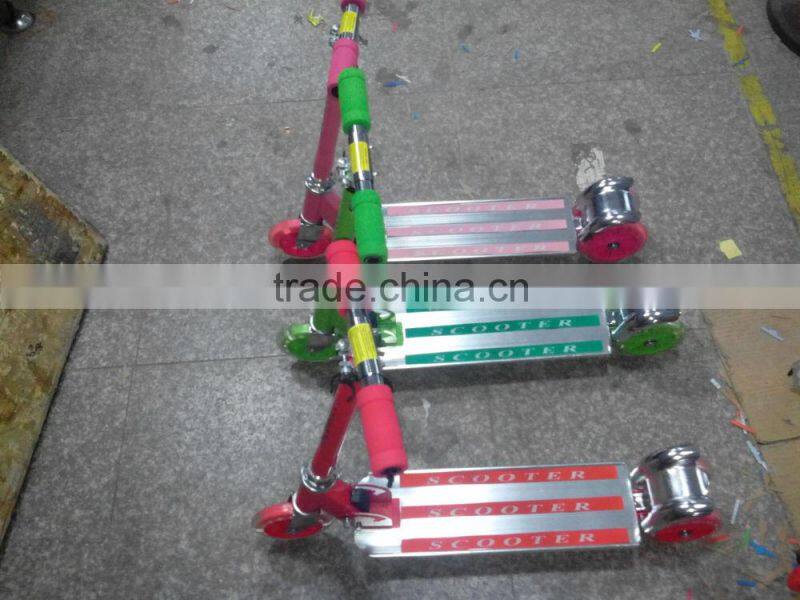 kids pedal kick scooter