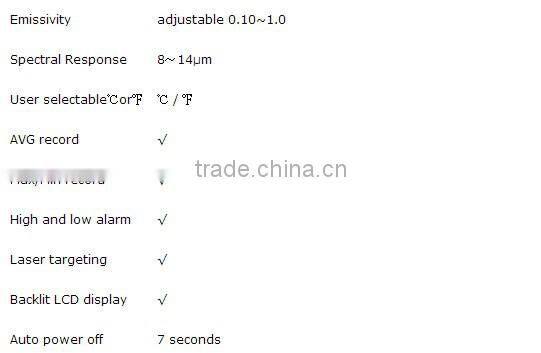Industrial type high temperature infrared thermometer HT-8875 high accuracy thermometer