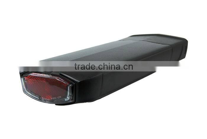 36V 14.5AH imported Samsung rack type ebike battery made in China