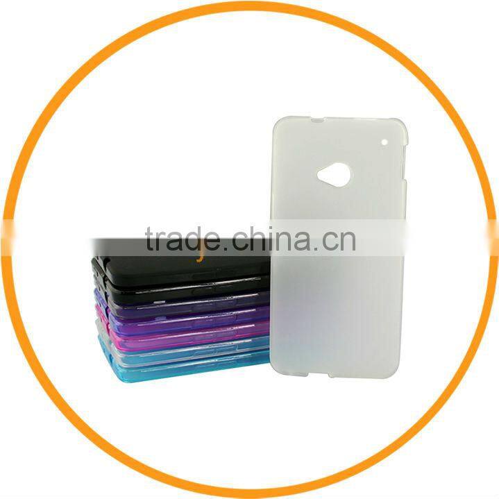 Matte Clear TPU Gel Skin Case Cover For HTC ONE M7 Phone Accessory from Dailyetech