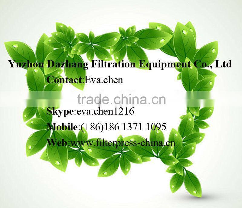 Manual CGR chamber filter press